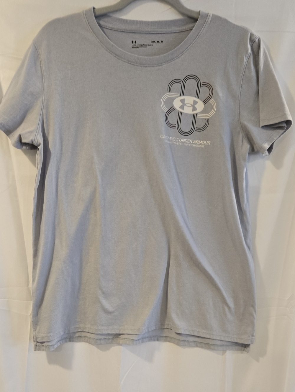 Under Armour Light Blue Short Sleeve Logo Tee